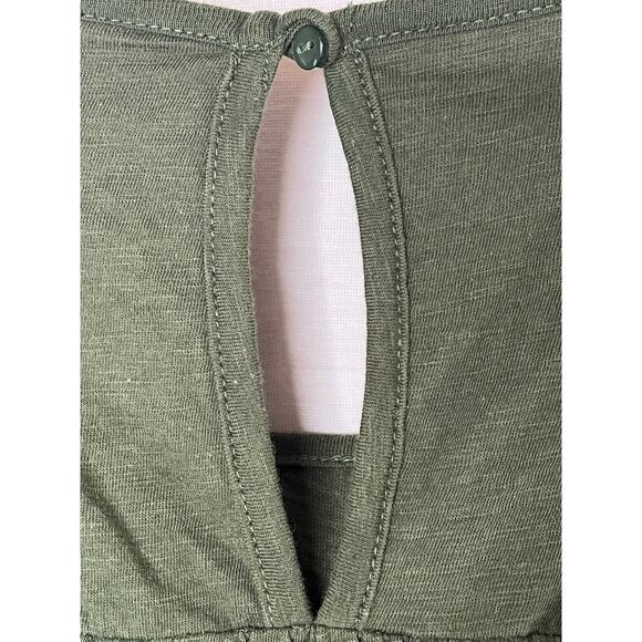 St. John's Bay 3/4 length sleeve top, embroidery and tassel detail, size XL, EUC - Picture 8 of 9